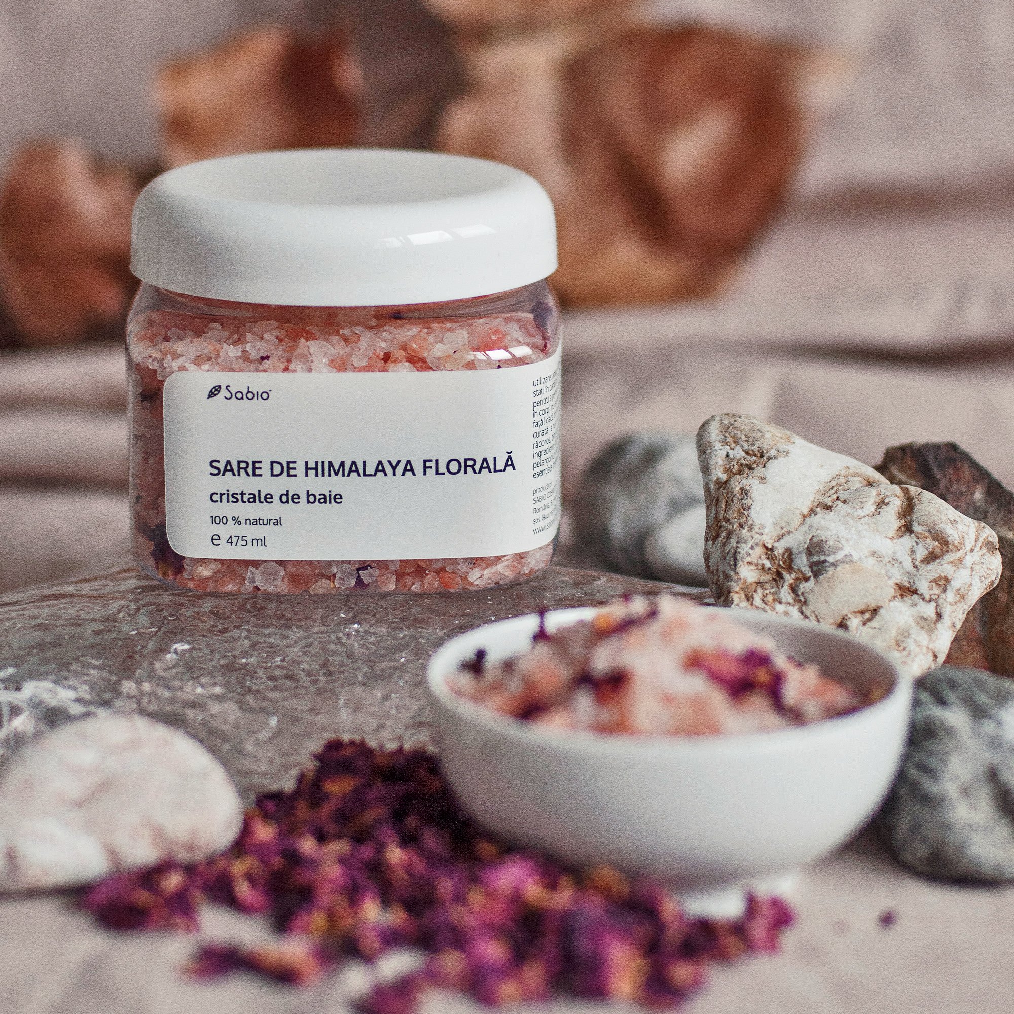 Himalayan floral salt