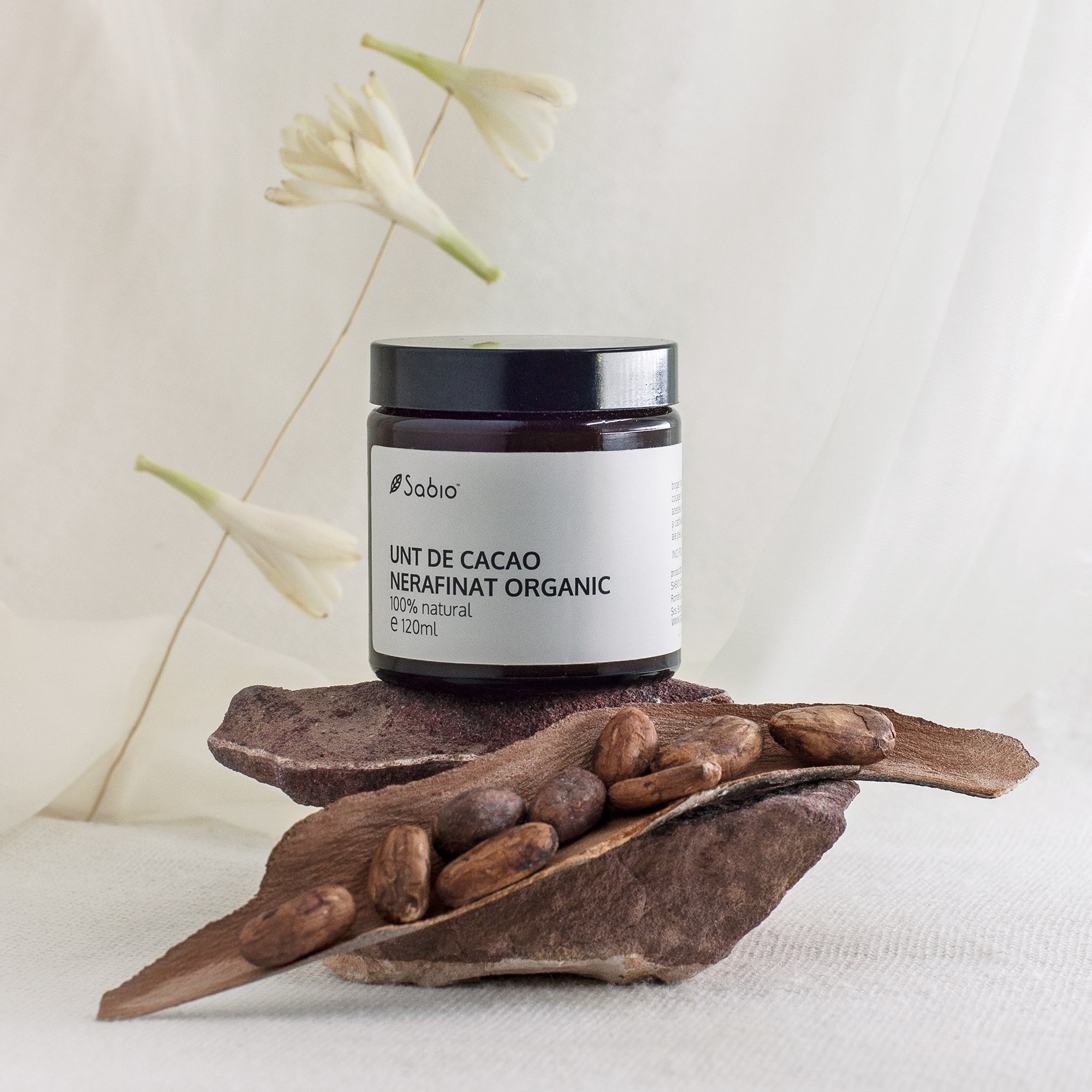 Unt de cacao nerafinat organic