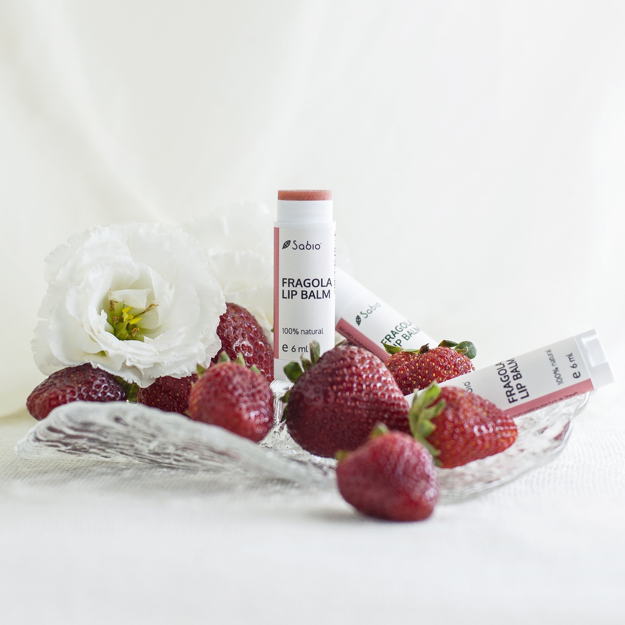 Strawberry lip balm