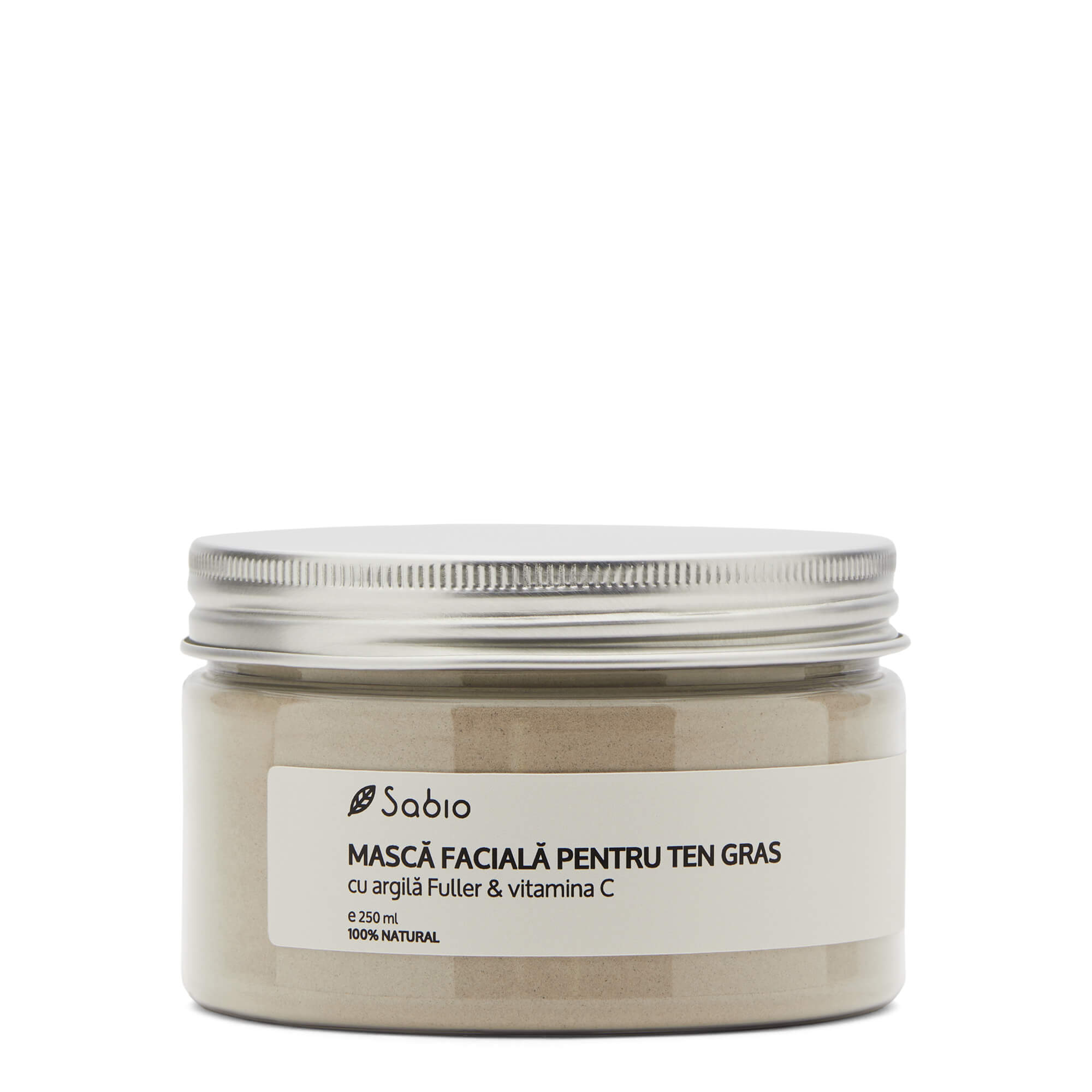 Mască facială ten gras - Argilă Fuller & Vitamina C