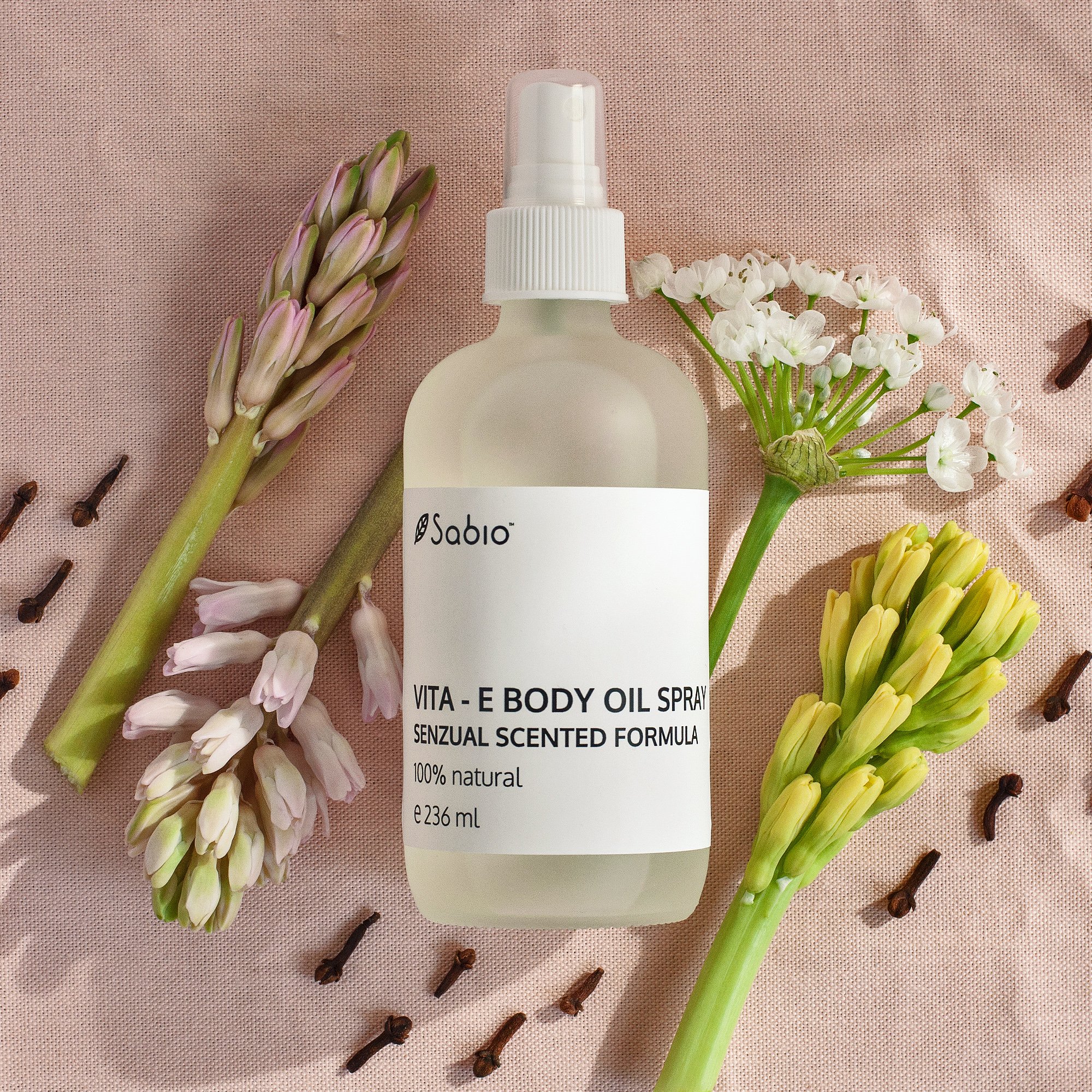 Body oil with Vitamin E