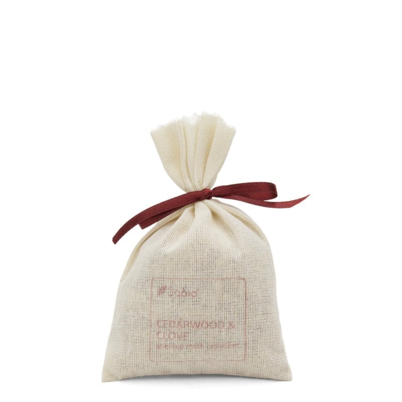 Cedarwood and clove anti-moth sachet