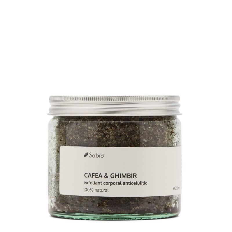 Exfoliant corporal anticelulitic – Cafea & Ghimbir