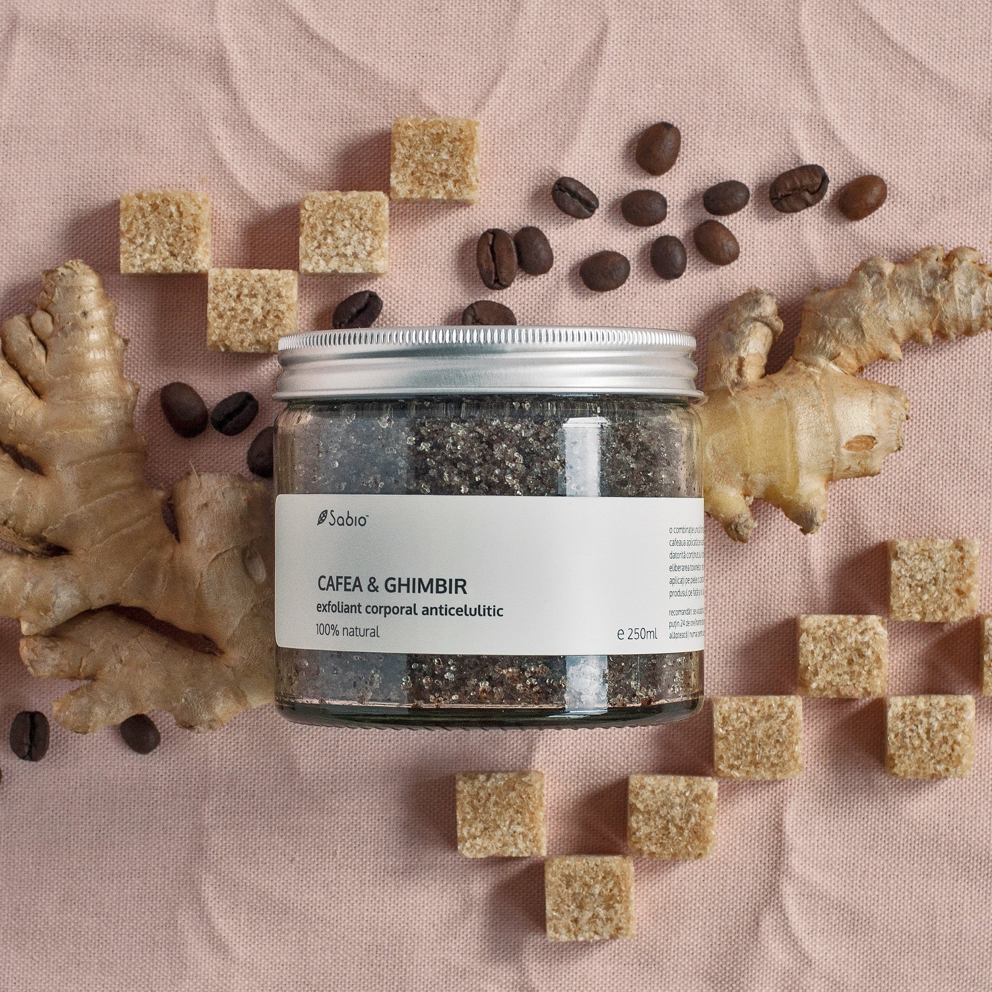 Anti-cellulite body scrub - Coffee & Ginger