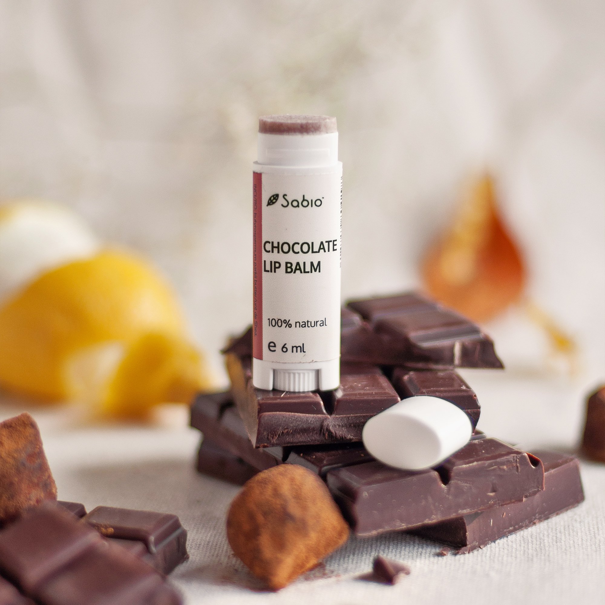 Chocolate lip balm