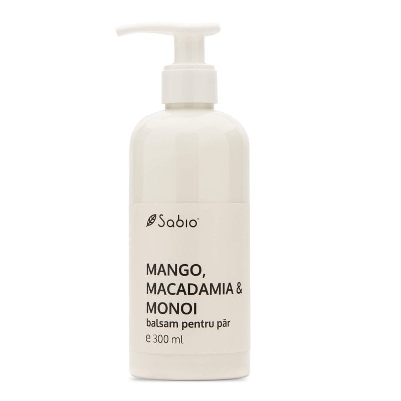 Conditioner with mango, macadamia, and monoi