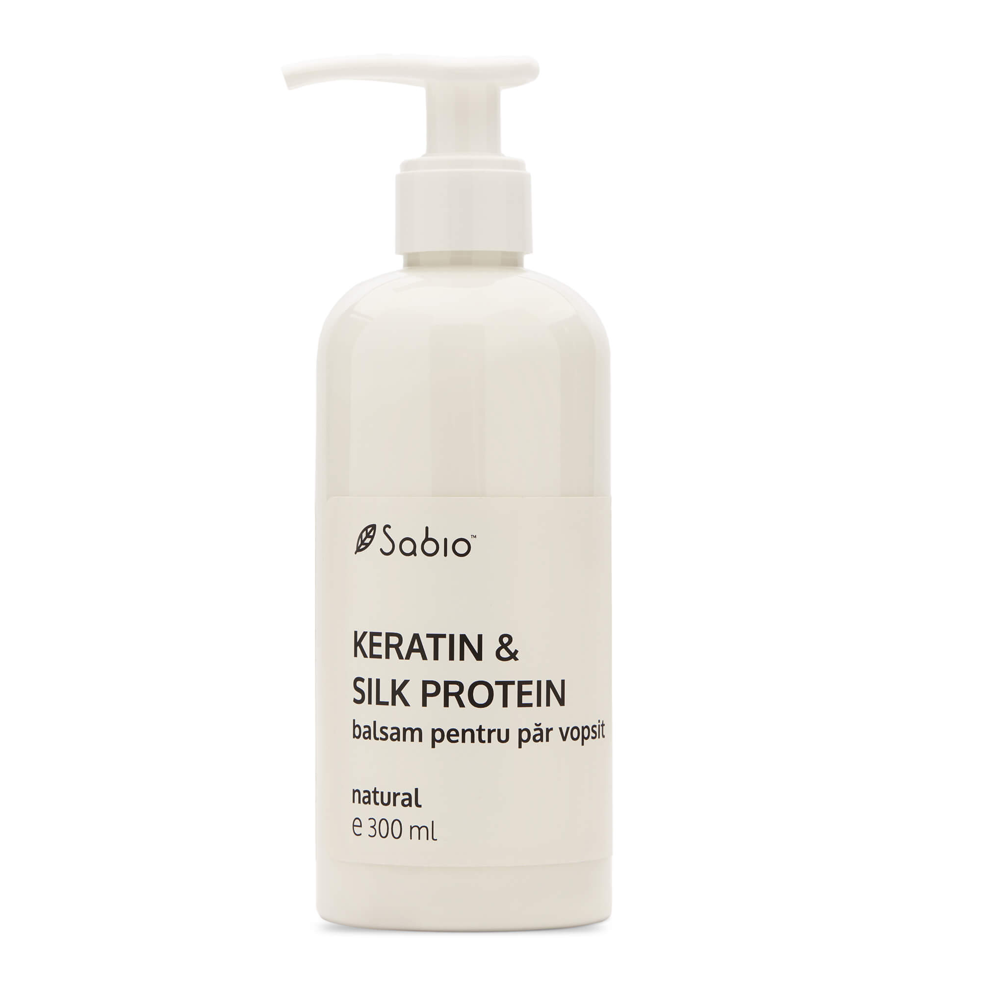 Conditioner for colored hair with keratin and silk protein