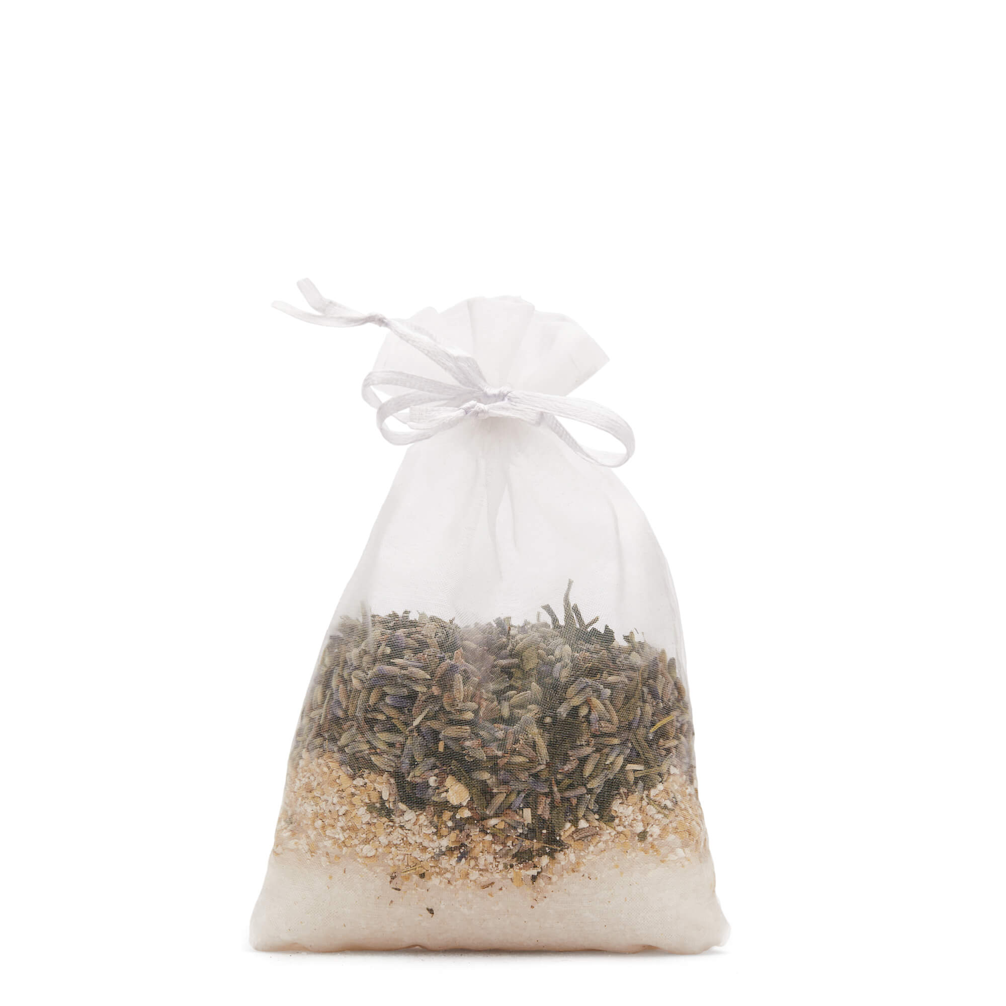 Bath sachet with green tea, Dead Sea salt, and oats